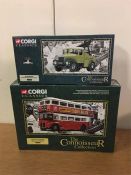 Two boxed sets form Corgi's Connoisseur Collection