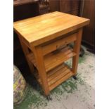 A Pine Butchers Block