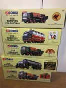 Corgi Die cast Classics The Brewery Collection, five vehicles.