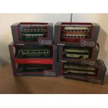 Six Original Omnibus Corgi die cast models