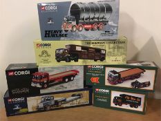 Six Corgi Classic die cast vehicles