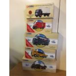 Five Corgi Classic die cast vehicles