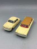 Corgi Toys Vauxhall Velox and a Plymouth Sports Suburban (219)