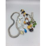 A small selection of costume jewellery