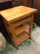 A Pine Butchers Block