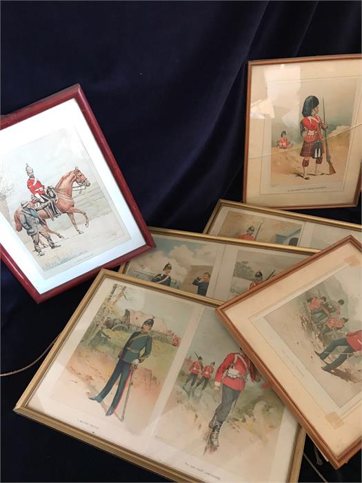 A selection of eight military lithographs published by J M Virtue & Co Ltd. - Image 6 of 6