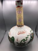 A Chinese Famille rose vase