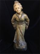 A German sculpture of a Japanese lady