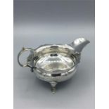 A Silver sauce boat (73g) Birmingham 1907