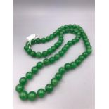 A Jade necklace