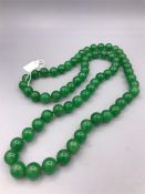 A Jade necklace
