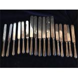 Silver handled cutlery