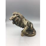 A 1925 Rampant Lion Peugeot bonnet mascot