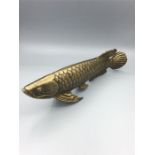 A bronze carp