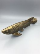 A bronze carp