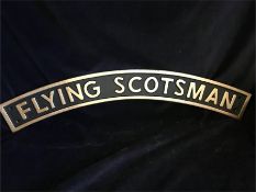 A Flying Scotsman sign