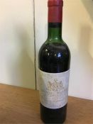 A Bottle of Moulinet Pomerol 1962