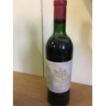 A Bottle of Moulinet Pomerol 1962