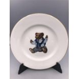 A Ralph Lauren Teddy Bear plate by Wedgwood