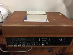 A Vintage Dynatron tape/record player.