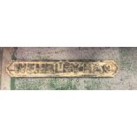 A Wooden street Sign Wembley HA 9