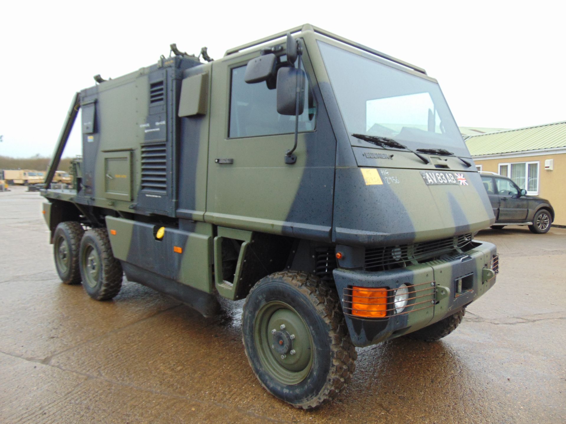 Ex Reserve Left Hand Drive Mowag Bucher Duro II 6x6 High-Mobility Tactical Vehicle.