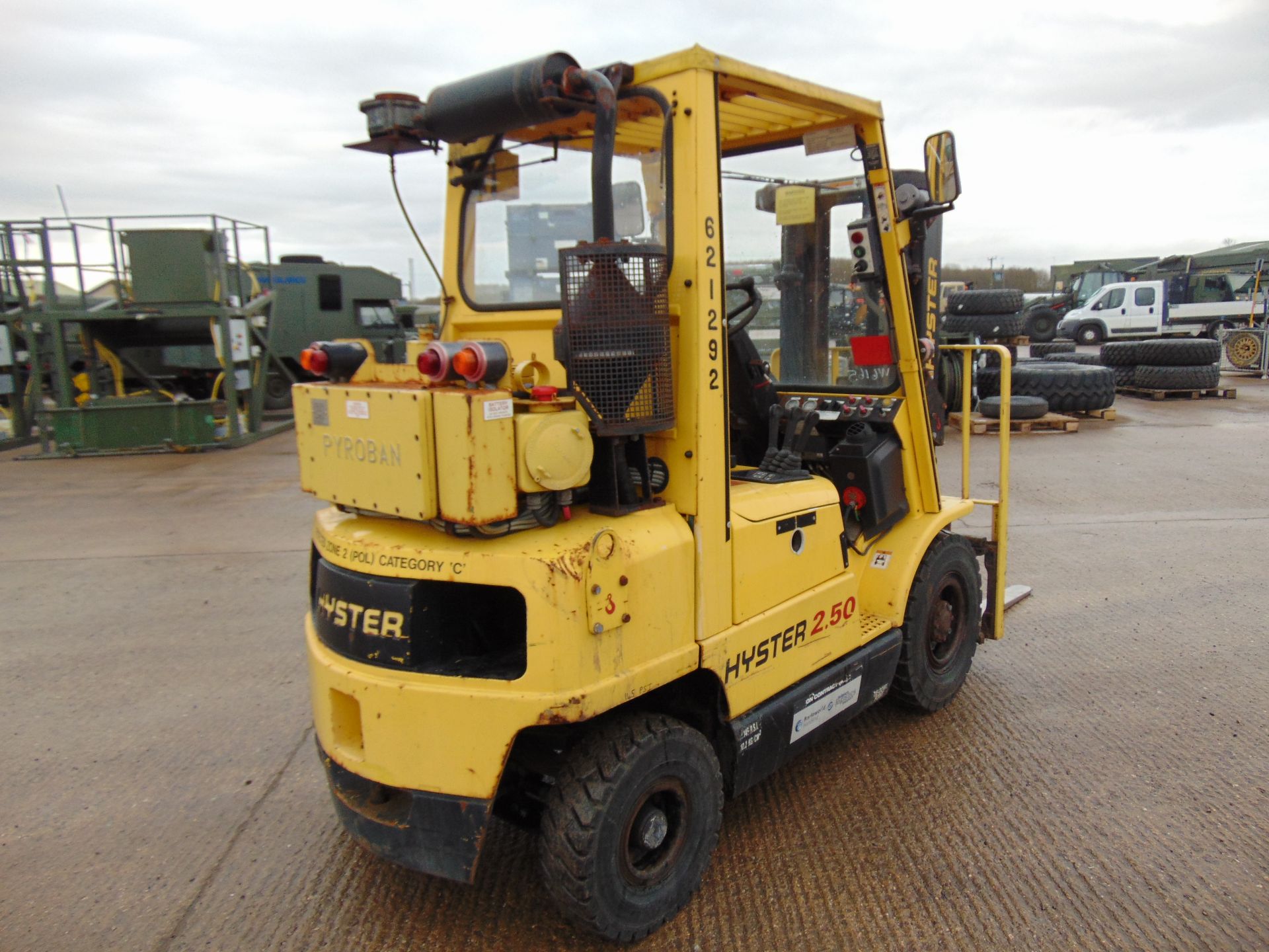 Hyster 2.50 Class C, Zone 2 Protected Diesel Forklift - Image 8 of 23