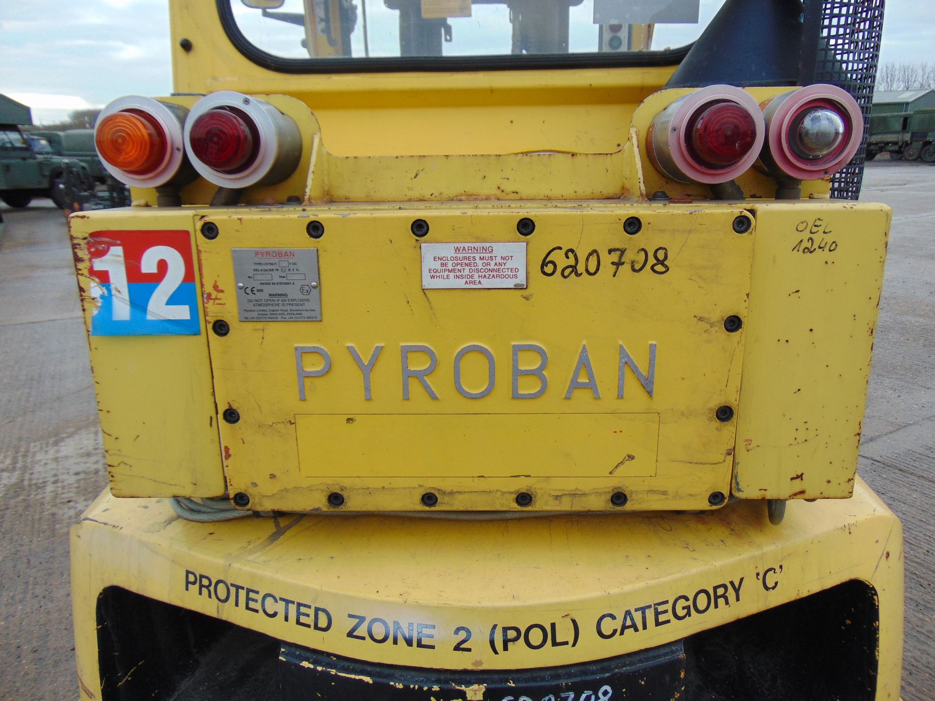 Hyster 2.50 Class C, Zone 2 Protected Diesel Forklift - Image 12 of 22