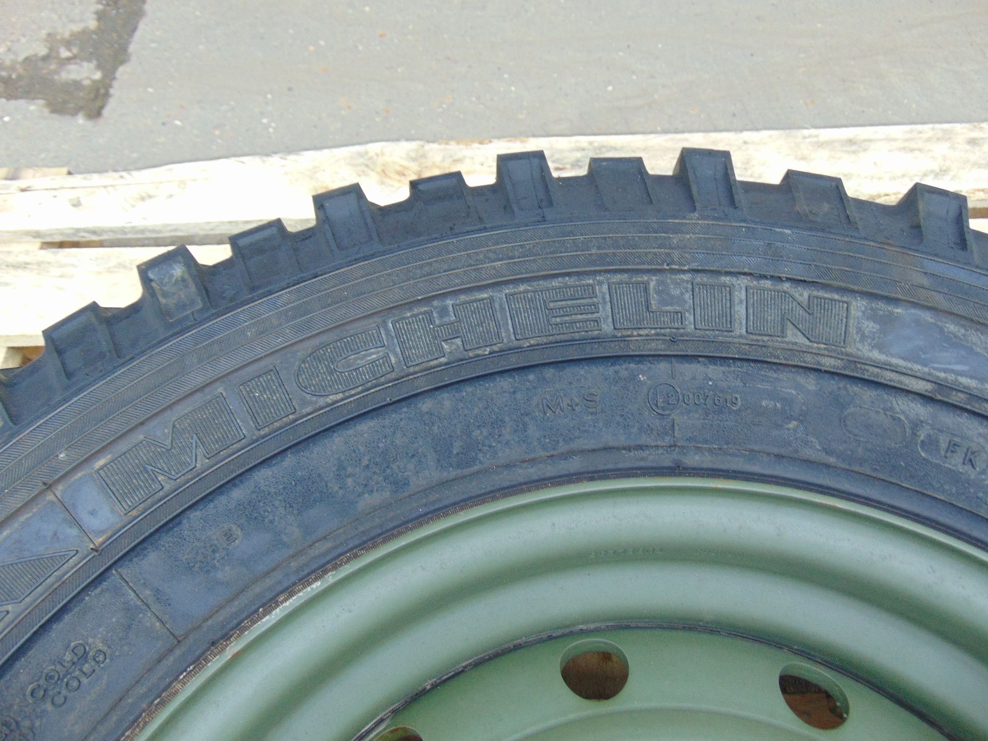 1 x Michelin XZL LT 235/85 R16 Tyre complete with Wolf Rim - Image 3 of 6