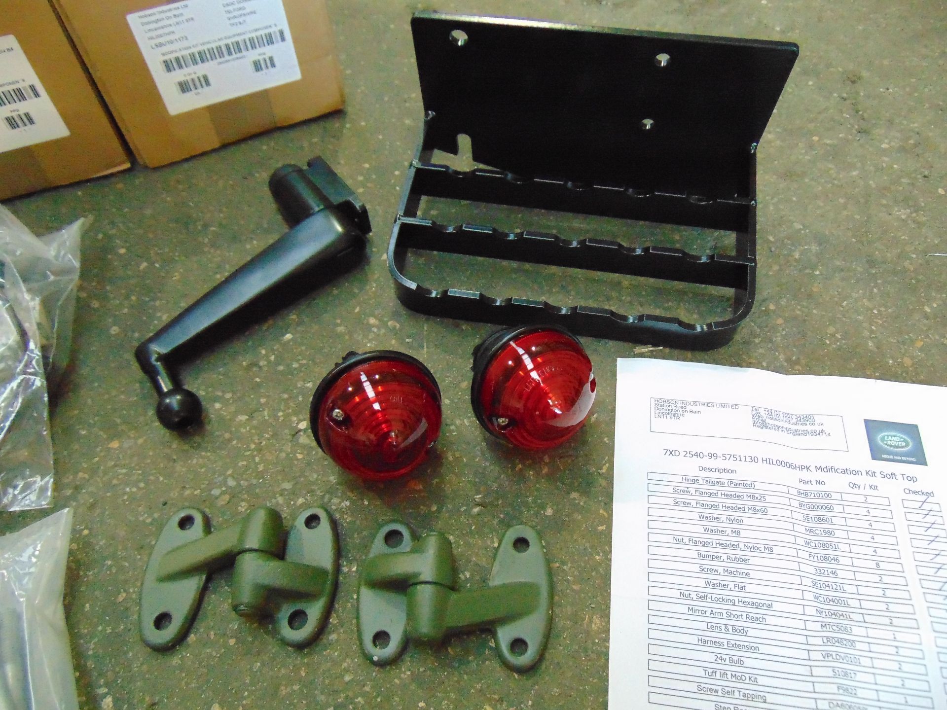 5 x Land Rover 90/110 Soft Top Modification Kits - Image 3 of 4