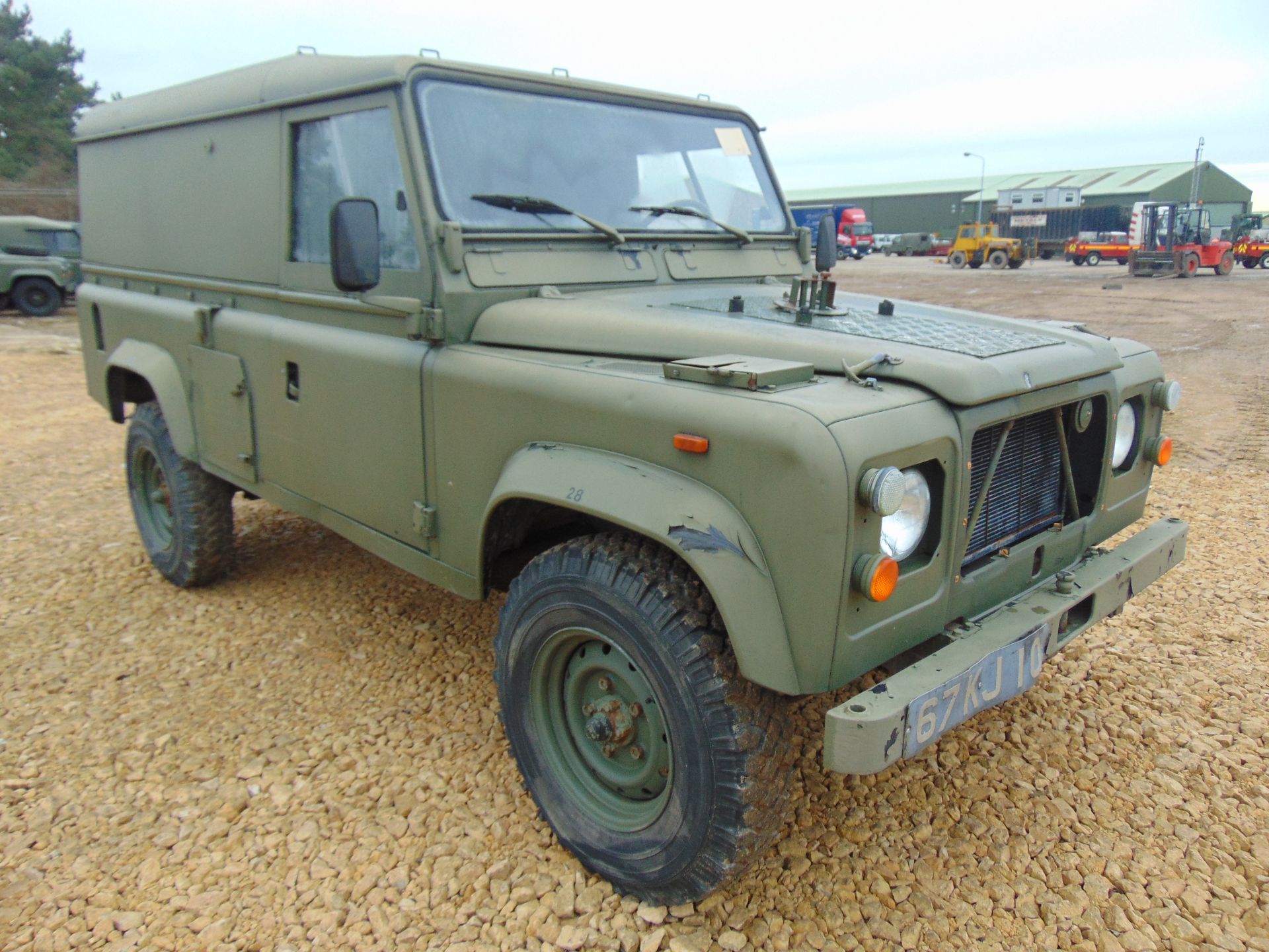 Left Hand Drive Land Rover Defender 110 Hard Top and LT77 Gearbox