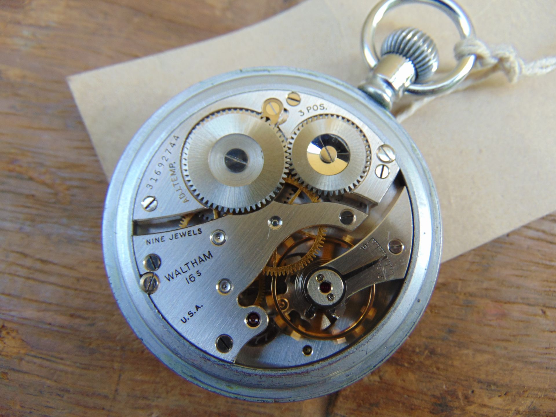 Waltham military pocket watch - Image 7 of 8