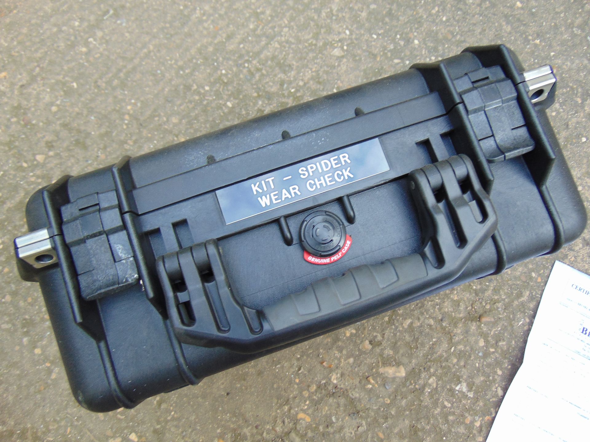 Heavy Duty Peli Case 1450 containing a Spider Wear Check Kit - Image 3 of 8