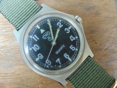 1 Very Rare Genuine British Army, Gulf War CWC quartz wrist watch