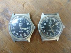 2 x Genuine British Army, CWC quartz wrist watches