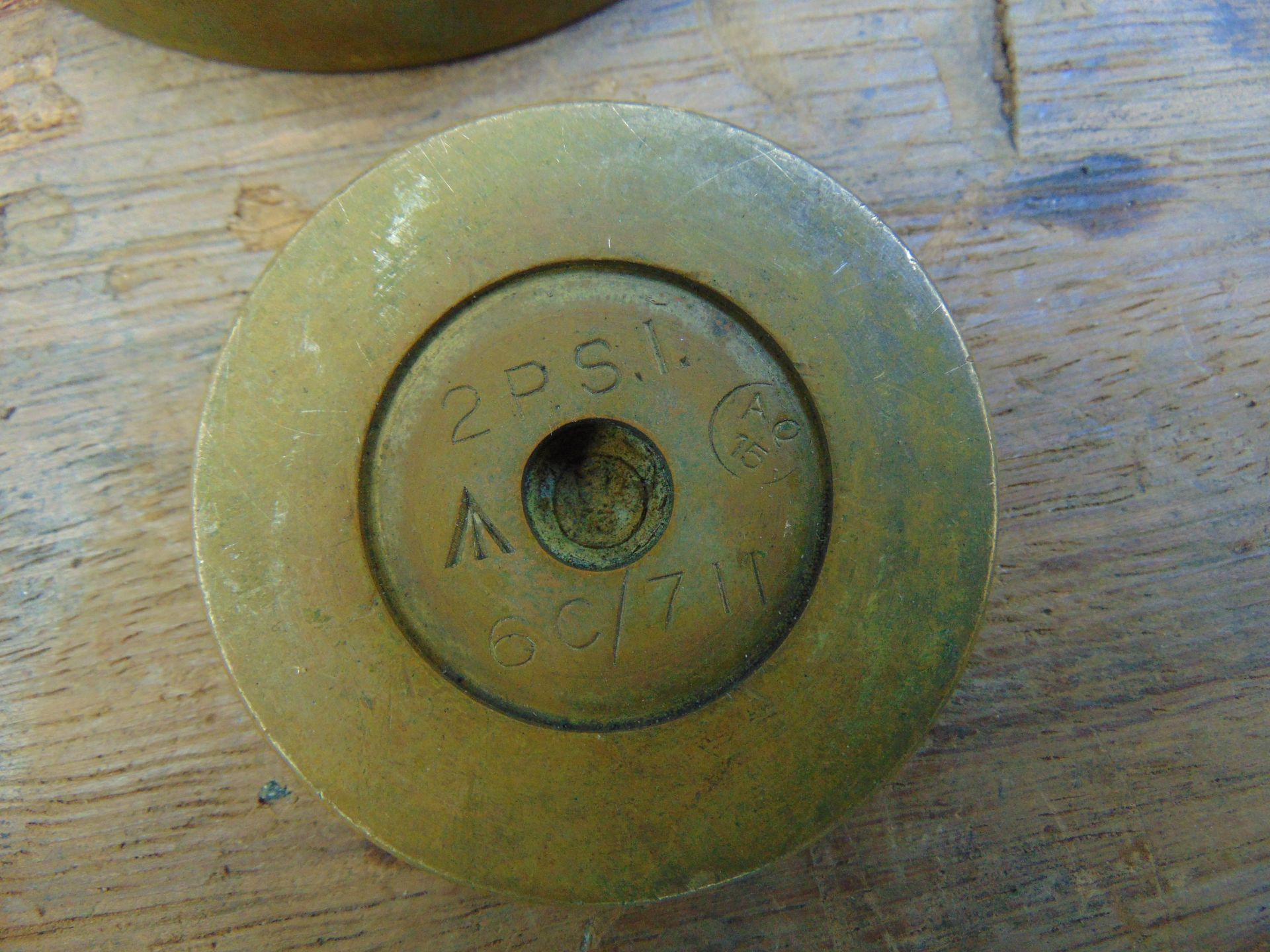 4 x Vintage P.S.I. Test Weights - Image 2 of 3
