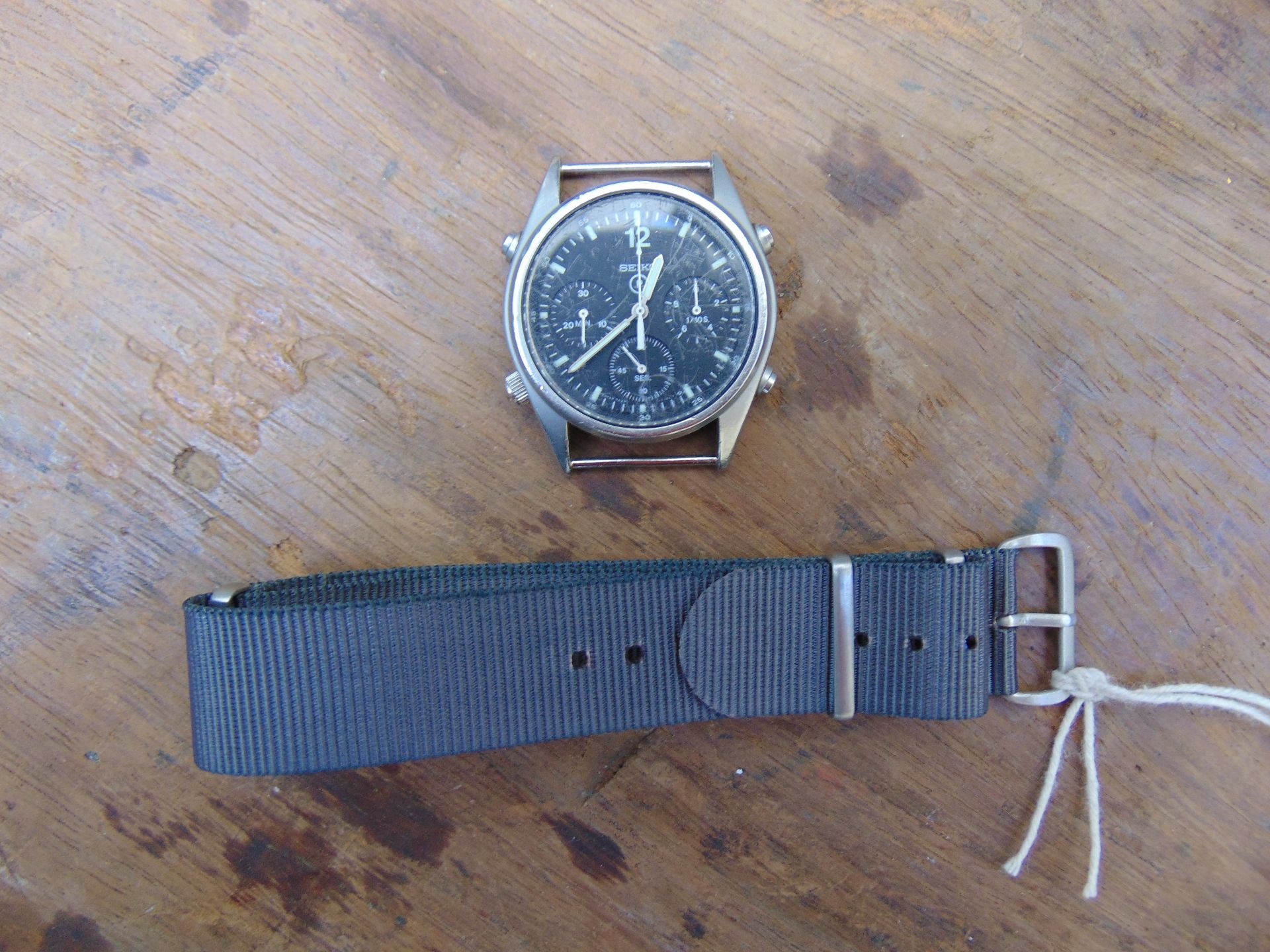 1 x Seiko Pilots Chronograph generation 1 - Image 3 of 5