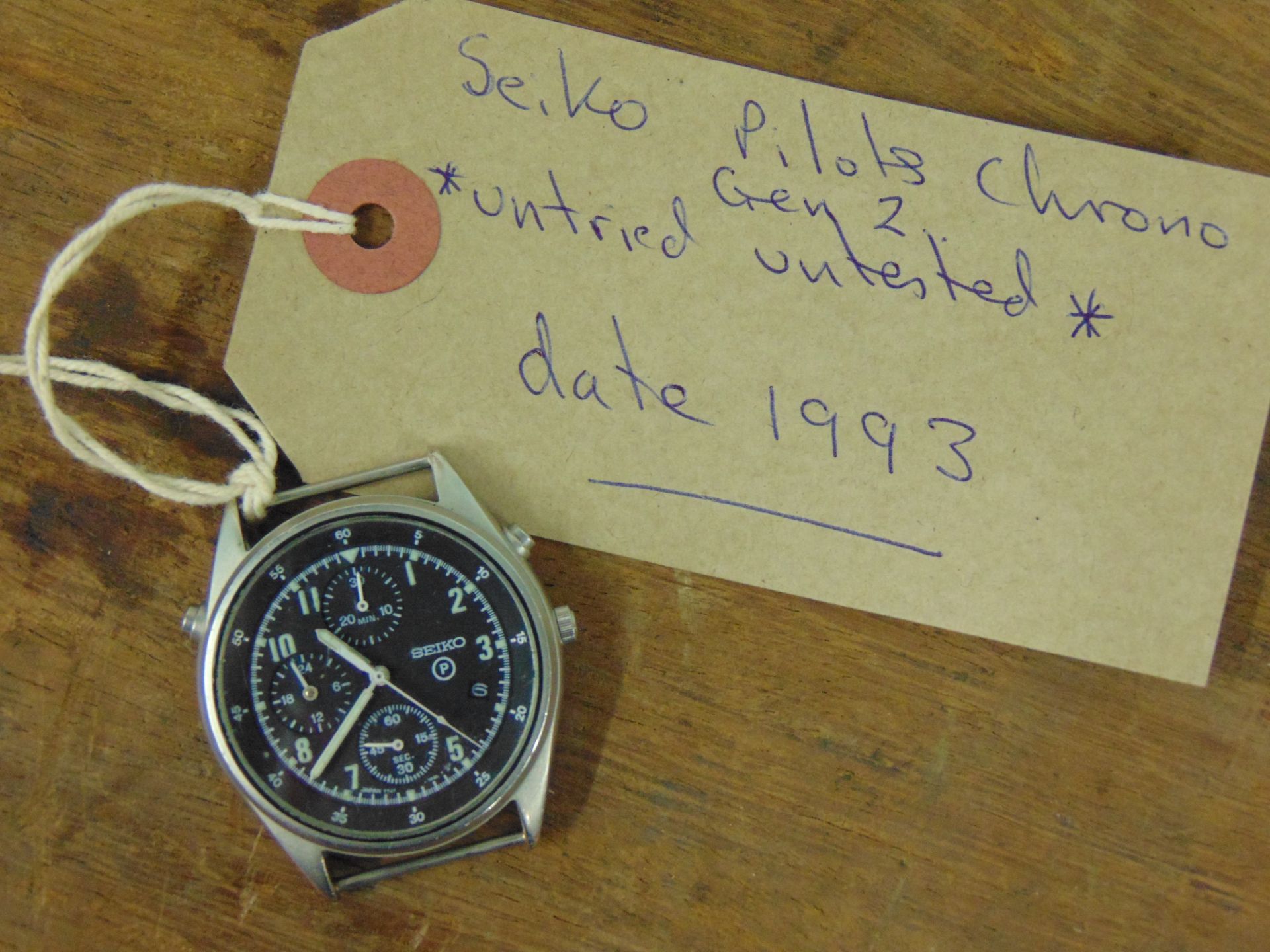1 x Seiko Pilots Chronograph Generation 2 - Image 3 of 4