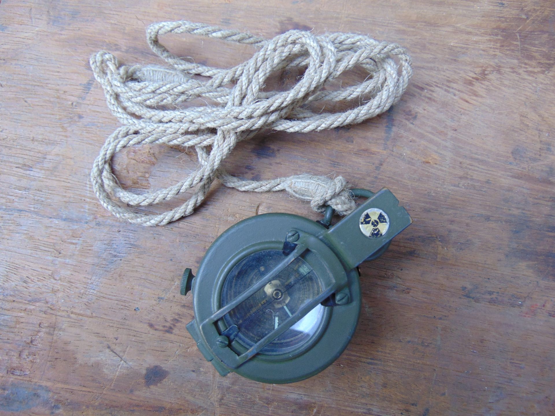 Genuine British Army Stanley Prismatic Marching Compass - Image 3 of 5