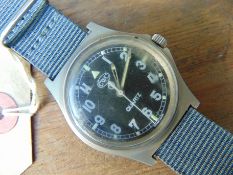 1 Very Rare Genuine British Army, Waterproof CWC quartz wrist watch