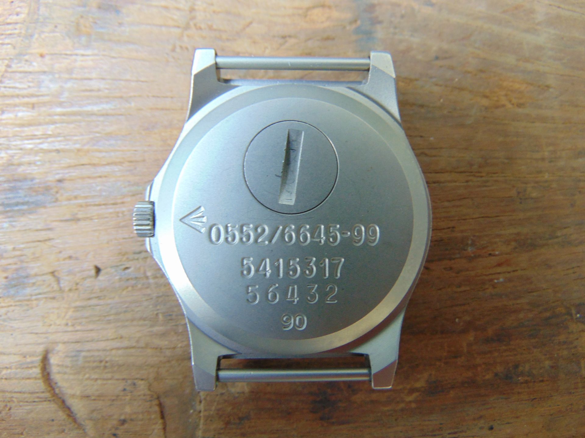 1 Very Rare Genuine British Army, unissued Gulf War CWC quartz wrist watch - Image 5 of 5