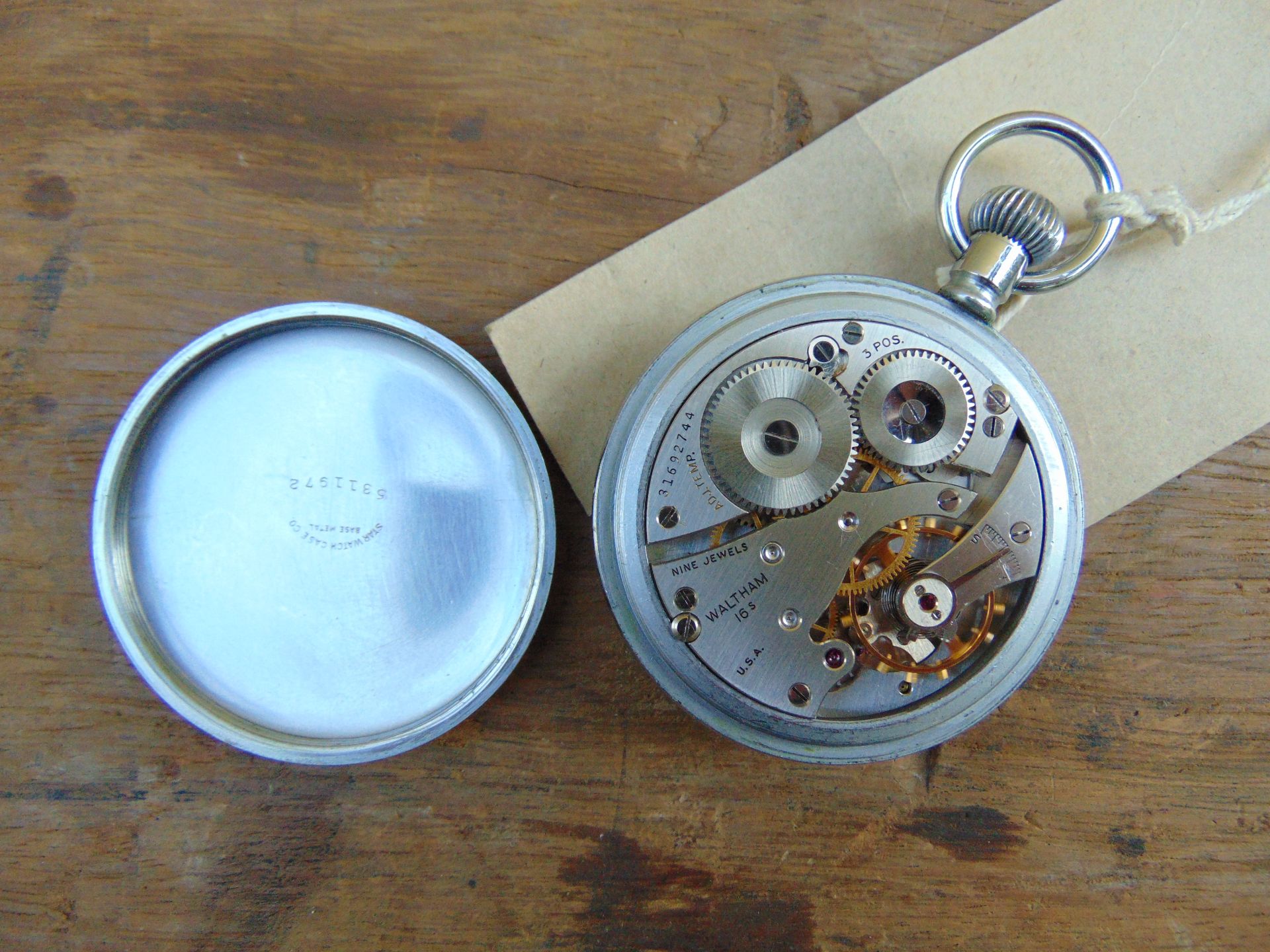 Waltham military pocket watch - Image 6 of 8