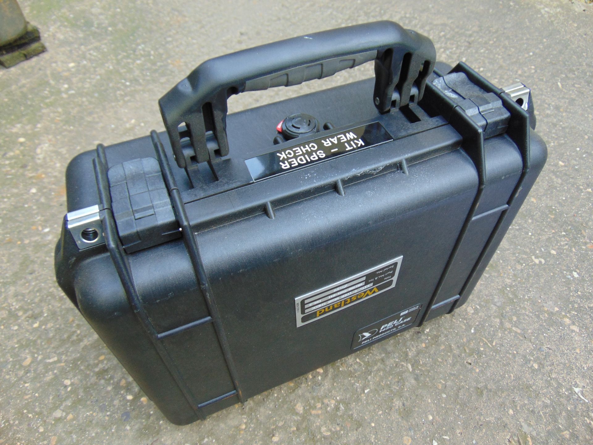 Heavy Duty Peli Case 1450 containing a Spider Wear Check Kit - Image 2 of 8