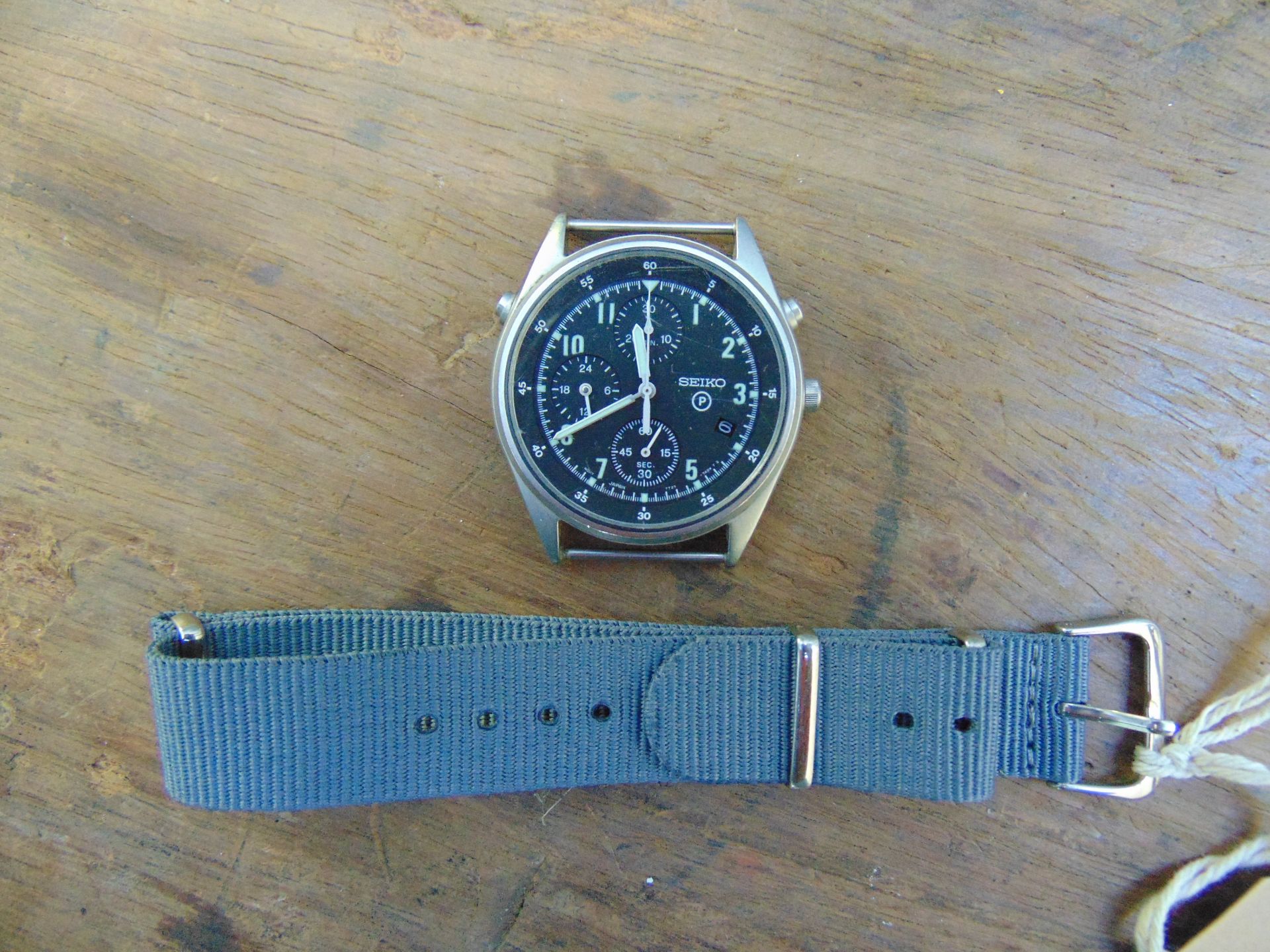 1 x Seiko Pilots Chronograph Generation 2 - Image 3 of 5