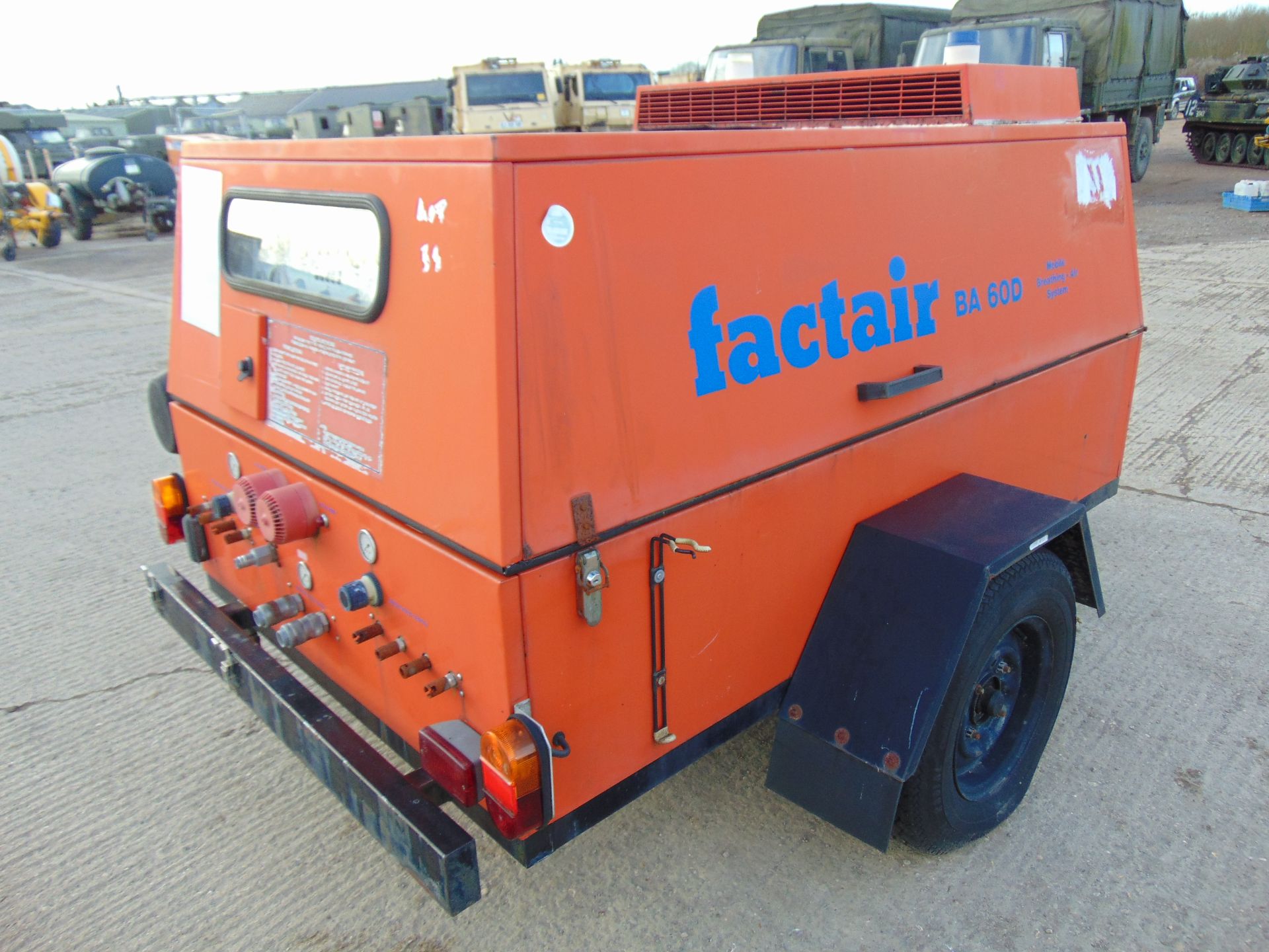 Factair BA60D Mobile Breathing-Air Compressor - Image 6 of 19