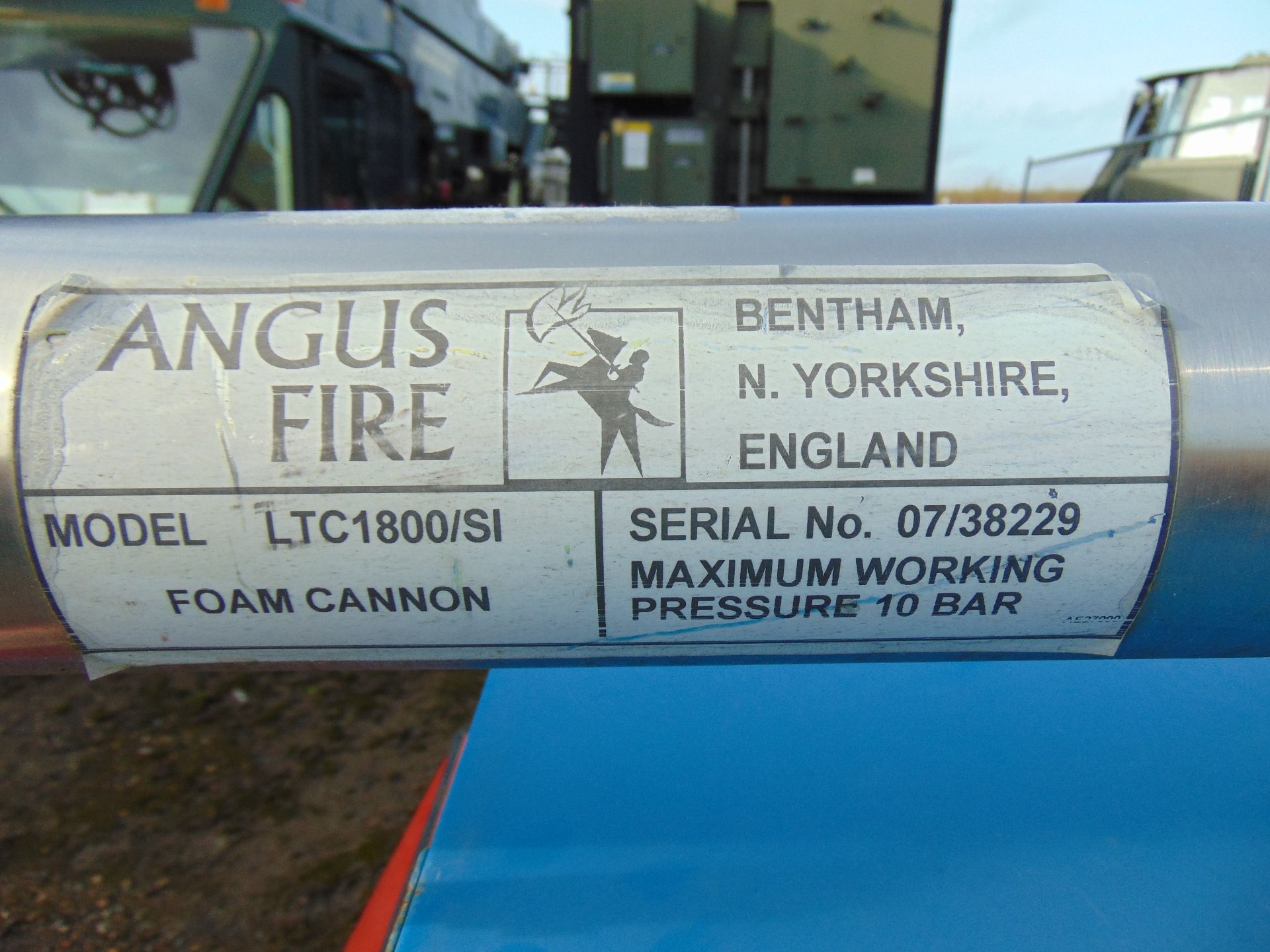 Angus Fire TMT1000 Single Axle Foam Cannon Trailer - Image 13 of 14