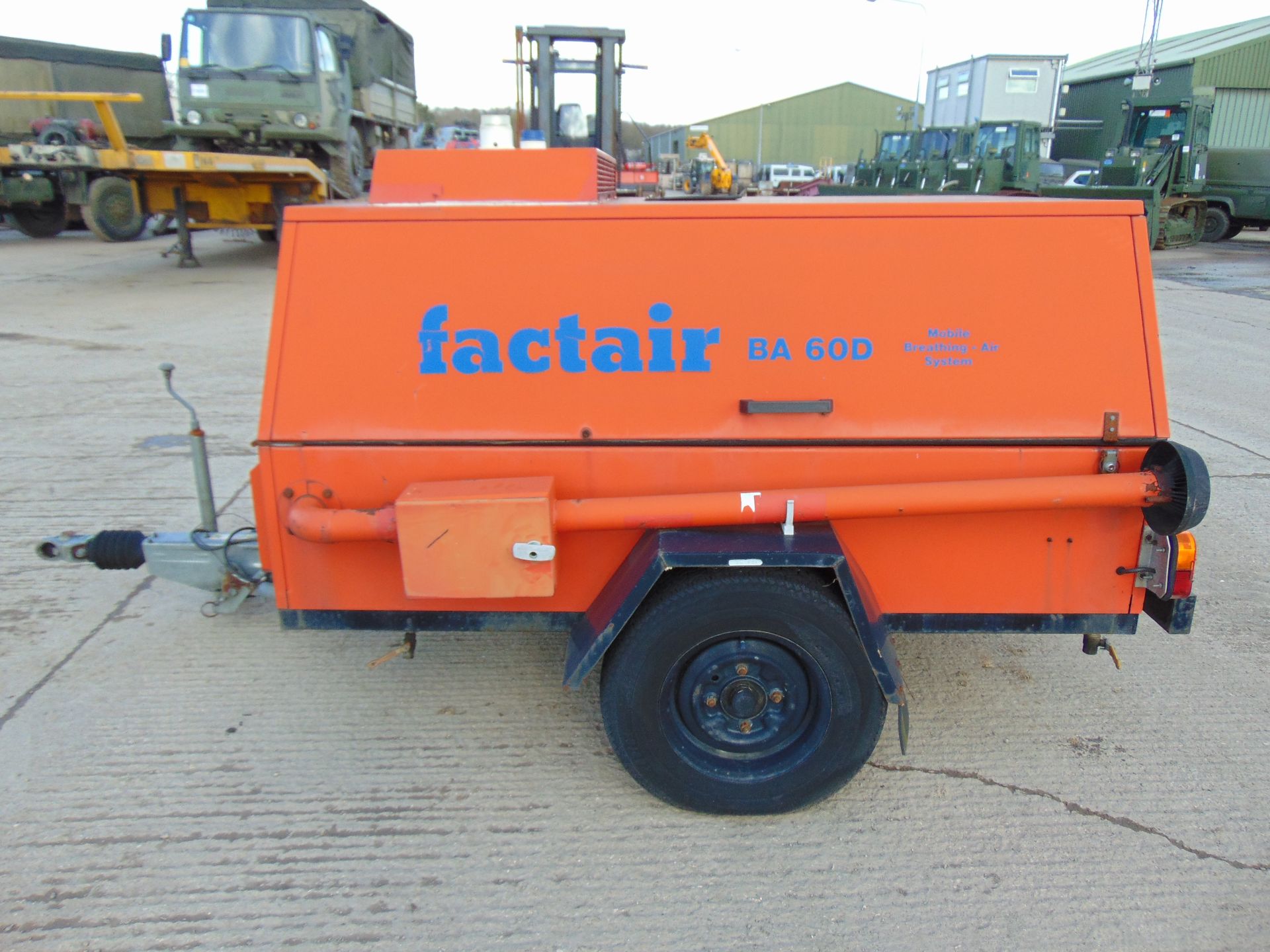 Factair BA60D Mobile Breathing-Air Compressor - Image 4 of 19