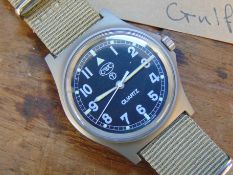 1 Very Rare Genuine British Army, unissued Gulf War CWC quartz wrist watch