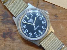 1 Very Rare Genuine British Army, Gulf War CWC quartz wrist watch