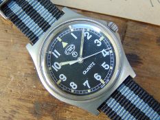 1 Very Rare Genuine British Army, unissued CWC quartz wrist watch